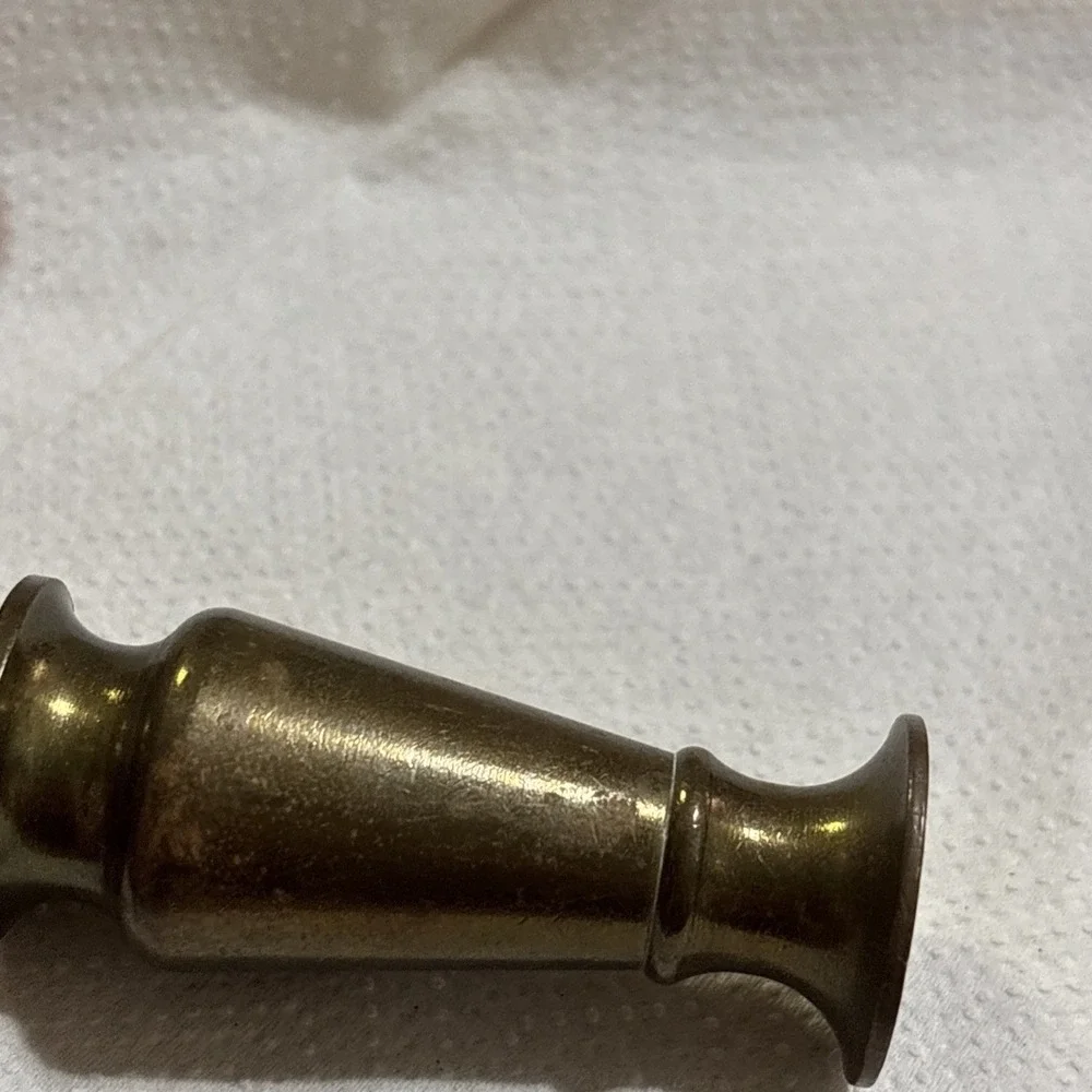 small vintage brass vase 2.25" decor Dollhouse Miniature - Picture 7 of 12